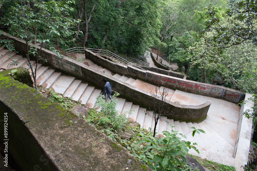 series of stairs leading to the view points of 