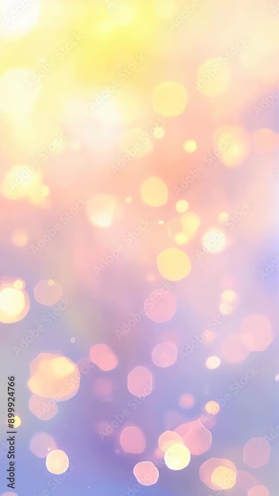 Soft pastel bokeh lights in various sizes on a dreamy, blurred background. Concept of light, softness, and tranquility Soft pastel bokeh lights in various sizes on a dreamy, blurred background. Concept of light, softness, and tranquility