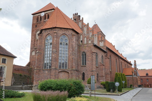 Obraz na płótnie Kętrzyn. Bazylika pw. św. Jerzego. Polska - Mazury - Warmia. w salonie