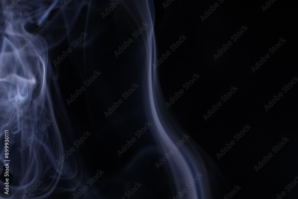 White smoke on a dark background, abstract, silver fog, minimalism, line of light White smoke on a dark background, abstract, silver fog, minimalism, line of light