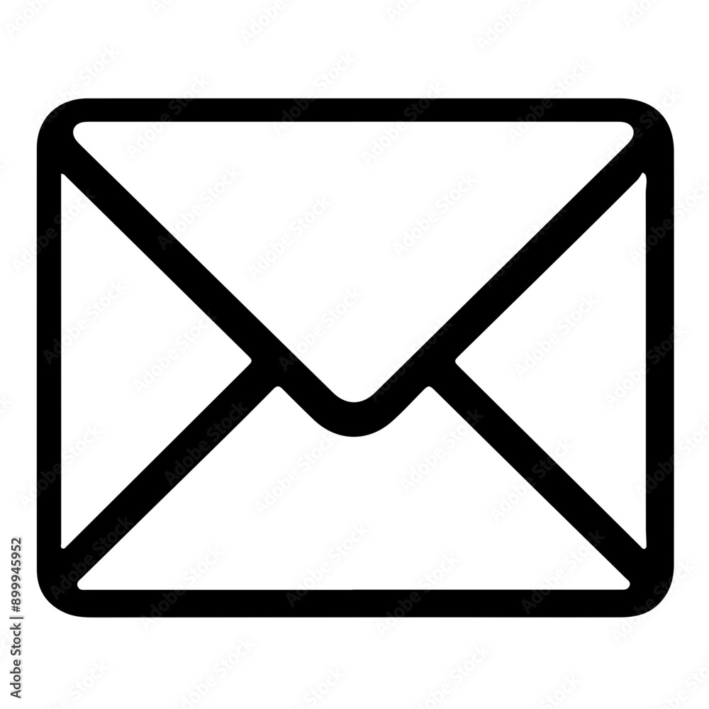 mail icon on black mail icon on black