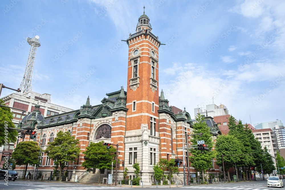 Naklejka premium 横浜市、横浜市開港記念会館（ジャックの塔）