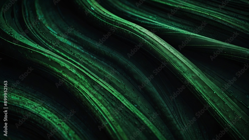 Wallpaper Vibrant Green Abstract Background with Flowing Patterns Wallpaper Vibrant Green Abstract Background with Flowing Patterns