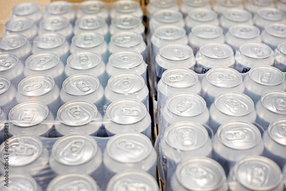 packaged energy drink or beer packed in aluminum containers packaged energy drink or beer packed in aluminum containers