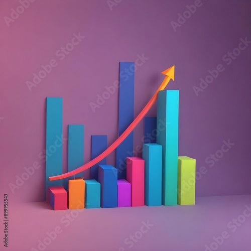 Free Download yearly financial report, chart with years data statistics, company progress and growth  - GFXLoad