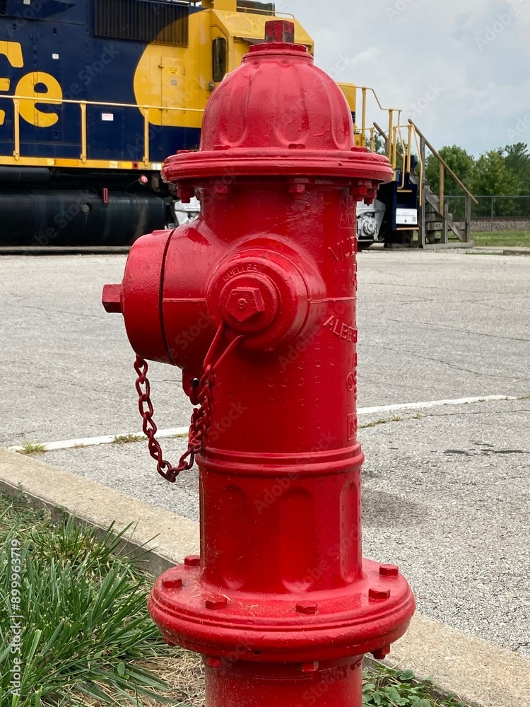 red fire hydrant on the street red fire hydrant on the street