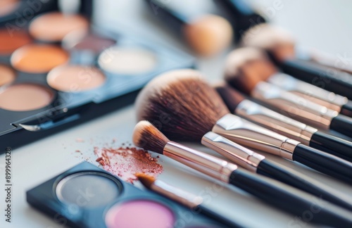 Makeup Brushes and Palette