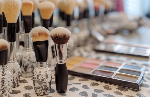 Makeup Brushes and Palette
