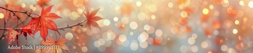 Autumn Leaves in Bokeh