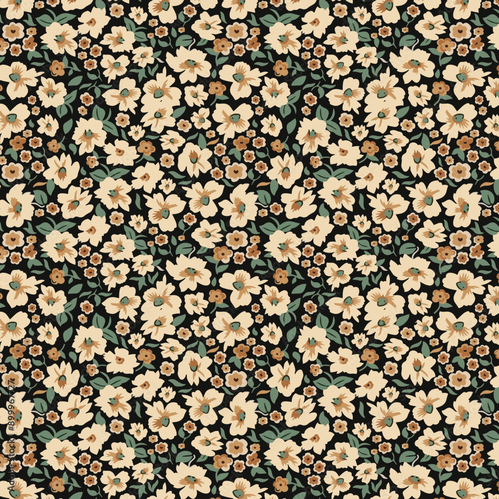 Vector illustration of a seamless floral pattern with cute birds in spring for Wedding, anniversary, birthday and party. Design for banner, poster, card, invitation and scrapbook Vector illustration of a seamless floral pattern with cute birds in spring for Wedding, anniversary, birthday and party. Design for banner, poster, card, invitation and scrapbook