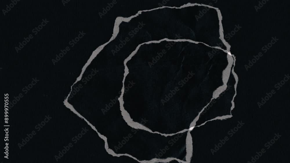 Paper Vfx Tear up paper retro overlay 4k effect black backgroun screen overlay ...