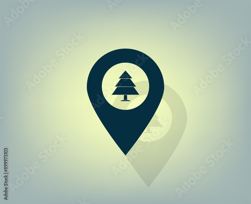 Free Download Vector illustration with shadow on gradient background - GFXLoad