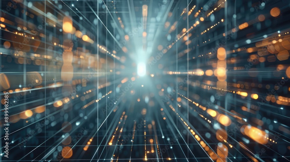 dynamic light effects and geometric patterns, illustrating digital evolution dynamic light effects and geometric patterns, illustrating digital evolution