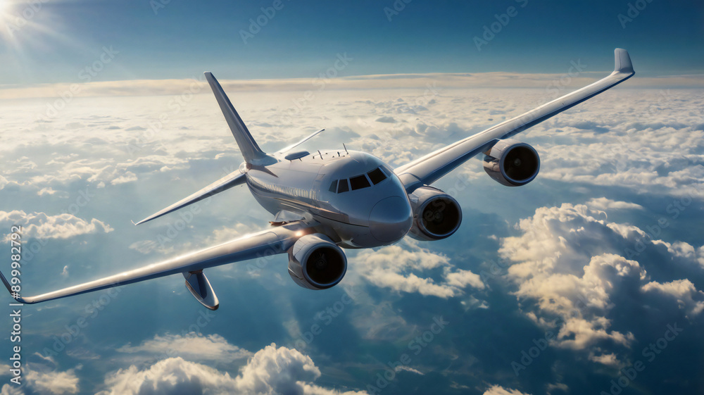 Fototapeta premium airplane in flight