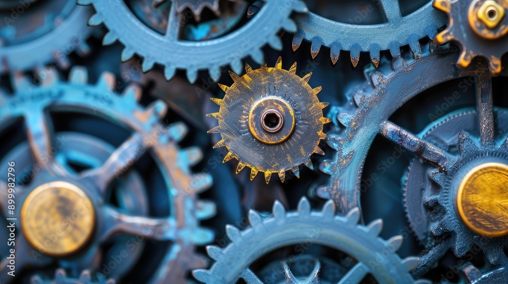 Gears meshing together, symbolizing teamwork and support. Gears meshing together, symbolizing teamwork and support.