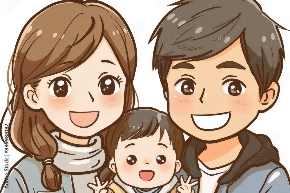 Family with children in pastel illustration gentle expressions cozy atmosphere digital art heartwarming scene bonding love and care soft colors intimate family moment Family with children in pastel illustration gentle expressions cozy atmosphere digital art heartwarming scene bonding love and care soft colors intimate family moment