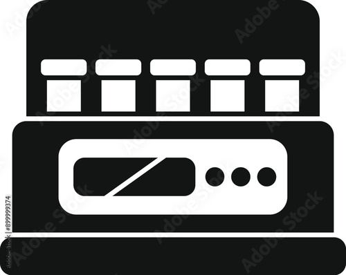 Modern laboratory equipment analyzing medical samples with advanced technology