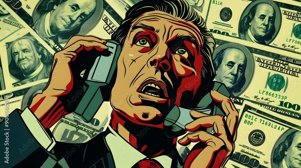 Obraz premium Customer Reporting Fraudulent Activity to Authorities or Bank