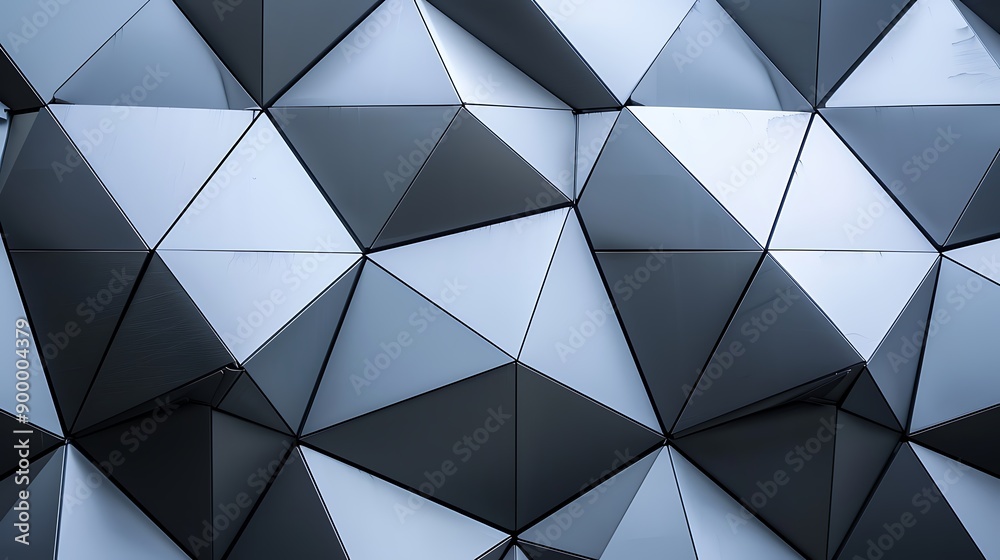 Geometric Abstract Wall Design Geometric Abstract Wall Design