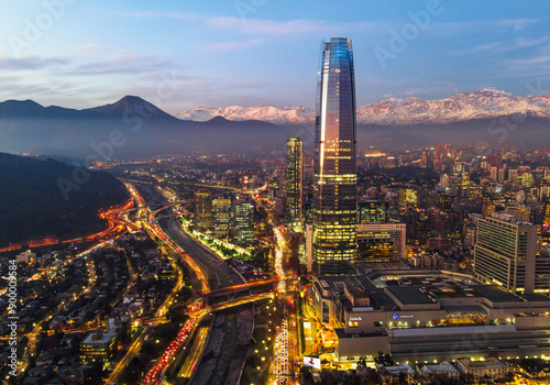 Bild auf Leinwand Santiago de Chile