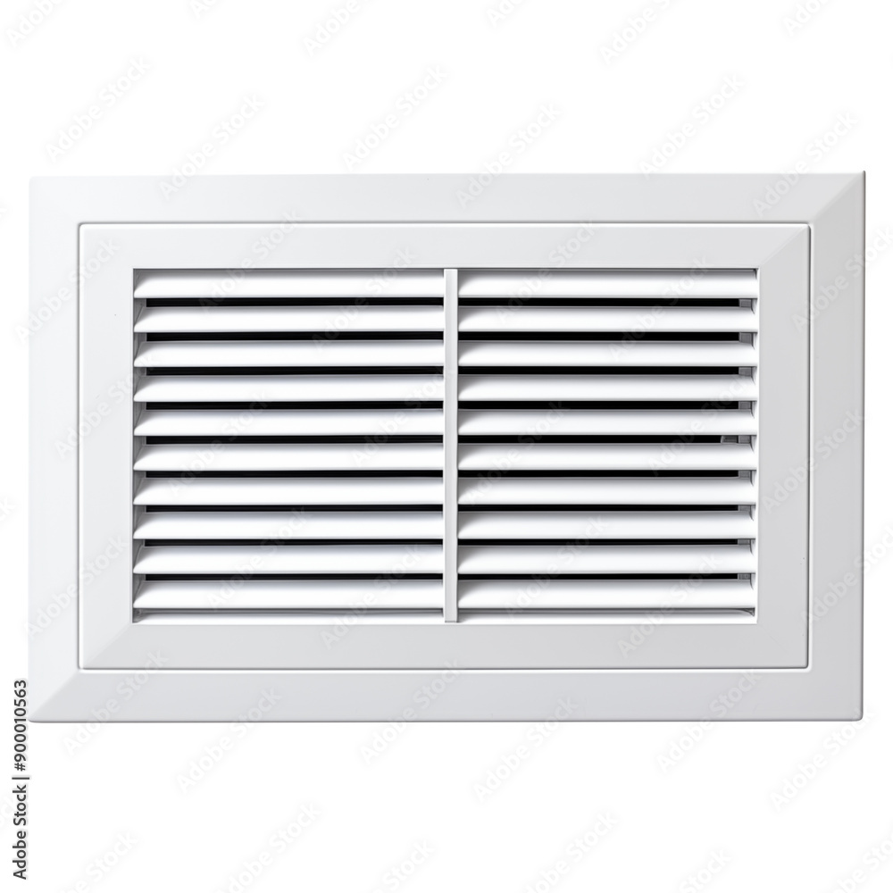 Wall vent cover isolated on transparent white background, clipping path Wall vent cover isolated on transparent white background, clipping path