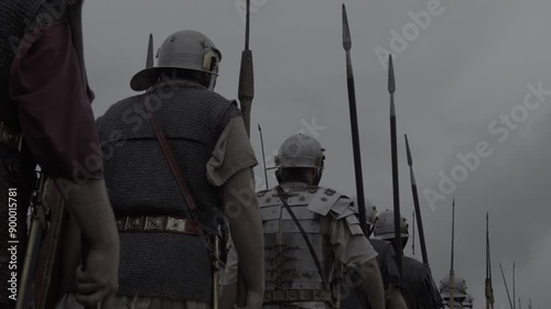 Wallpaper Mural Roman soldiers marching into battle depict discipline, bravery, and evoke nostalgia Torontodigital.ca