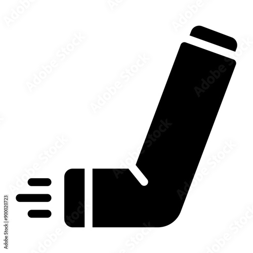 inhaler glyph icon