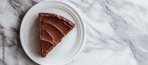 A decadent slice of chocola...