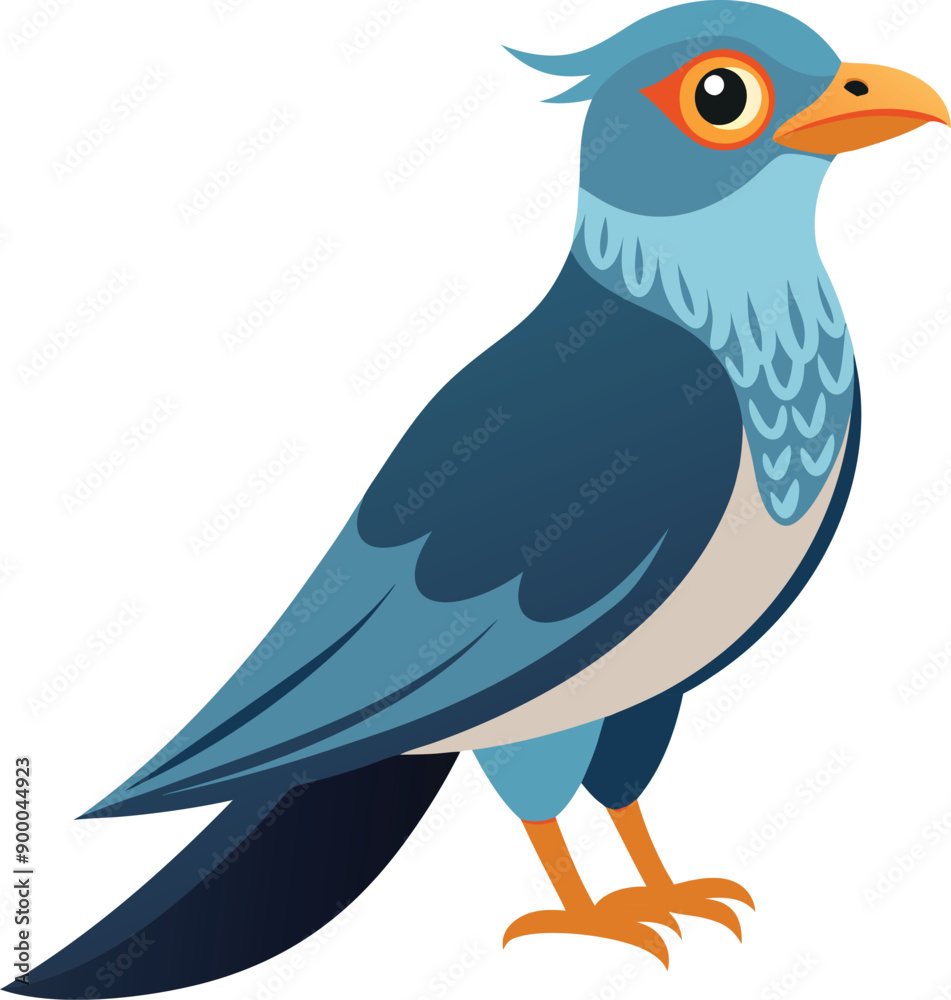 Fototapeta premium Colorful Illustration of Cuckoo vector art