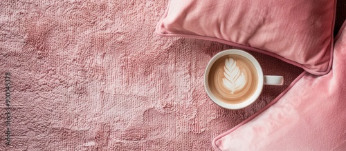 Aesthetic pink pillows and ...