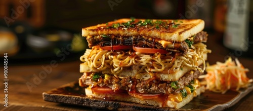 Japanese Yakisoba sandwich ...