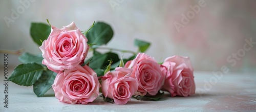 A lovely bouquet of roses r...