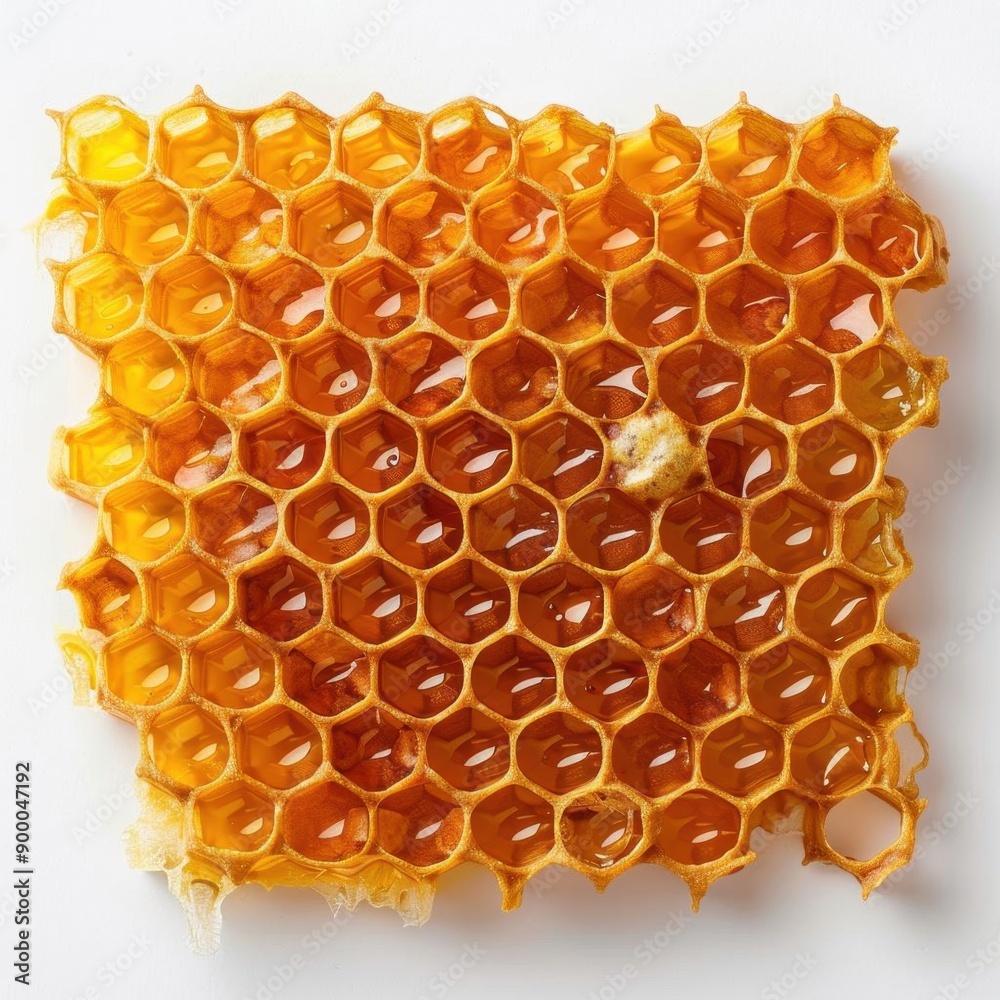 Golden honeycomb macro photography. The sweet and delicious food produced by honey bees. Golden honeycomb macro photography. The sweet and delicious food produced by honey bees.
