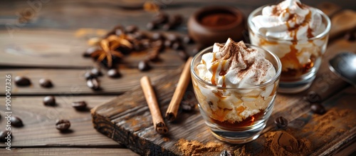 Affogato coffee Hot espress...