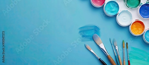 Close up of watercolor pain...