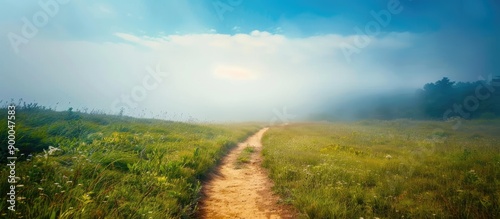 Scenic walking trail within...