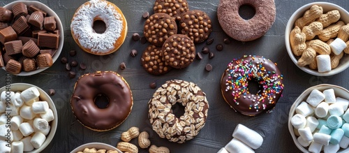 Assortment of sweet treats ...