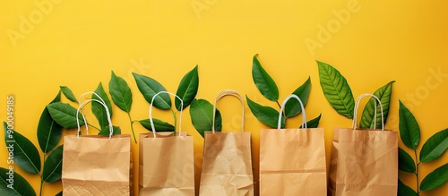 Recycled paper shopping bag...