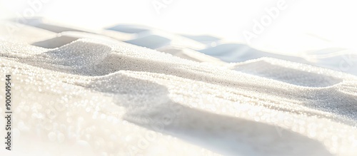 Soft focus on white sand cr...