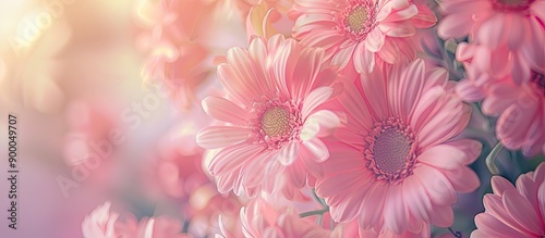 Soft pink artificial flower...