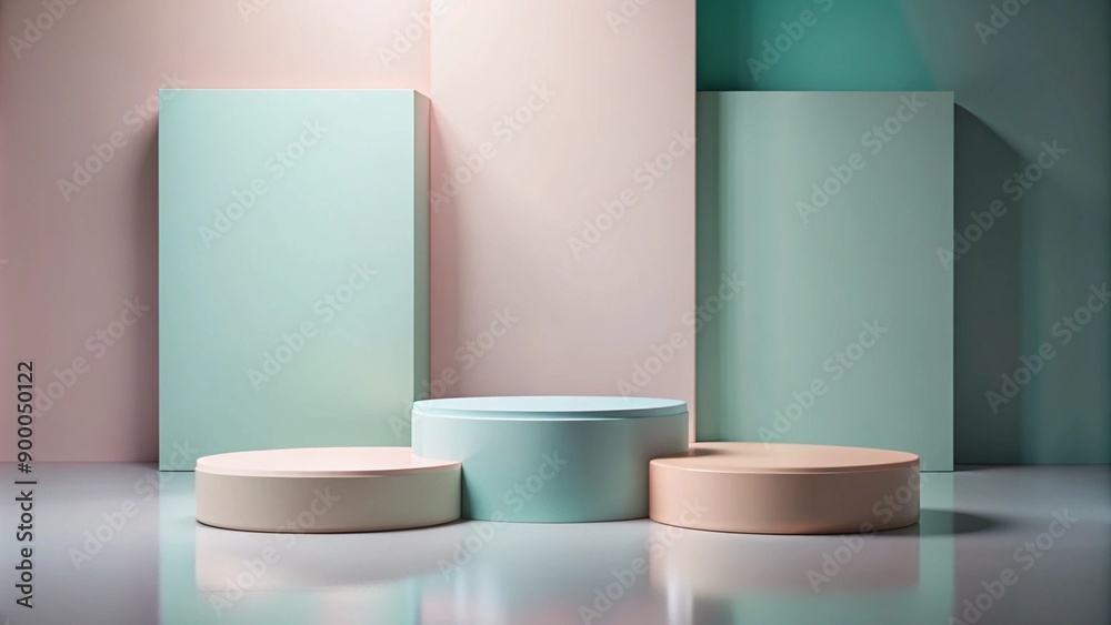 Pastel Podiums. Pastel Podiums.