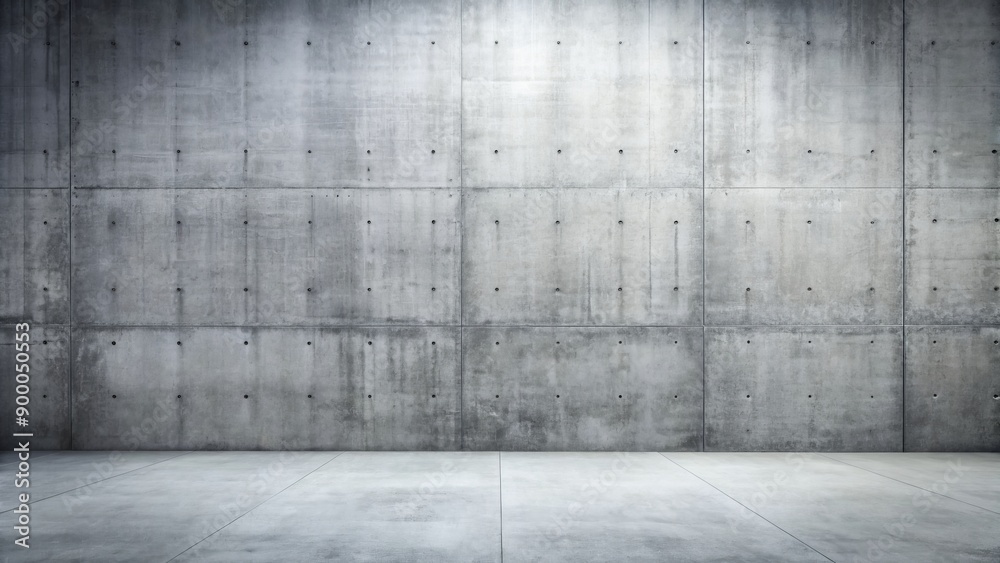 Wide Concrete Texture Background Wall with Floor Panorama for Composing Wide Concrete Texture Background Wall with Floor Panorama for Composing