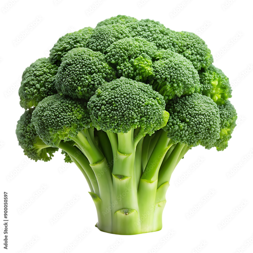 broccoli on a white background broccoli on a white background