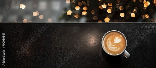 A coffee cup with elegant L...