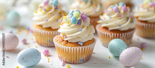 Easter themed cupcakes feat...