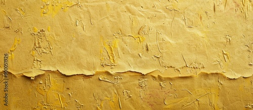 Thick fibrous yellow cardbo...