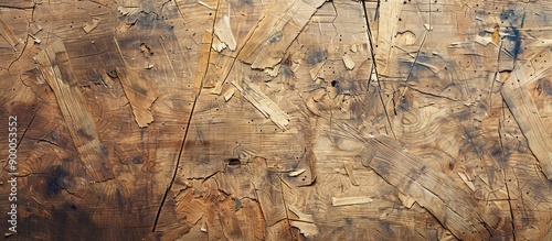 Plywood background with a b...