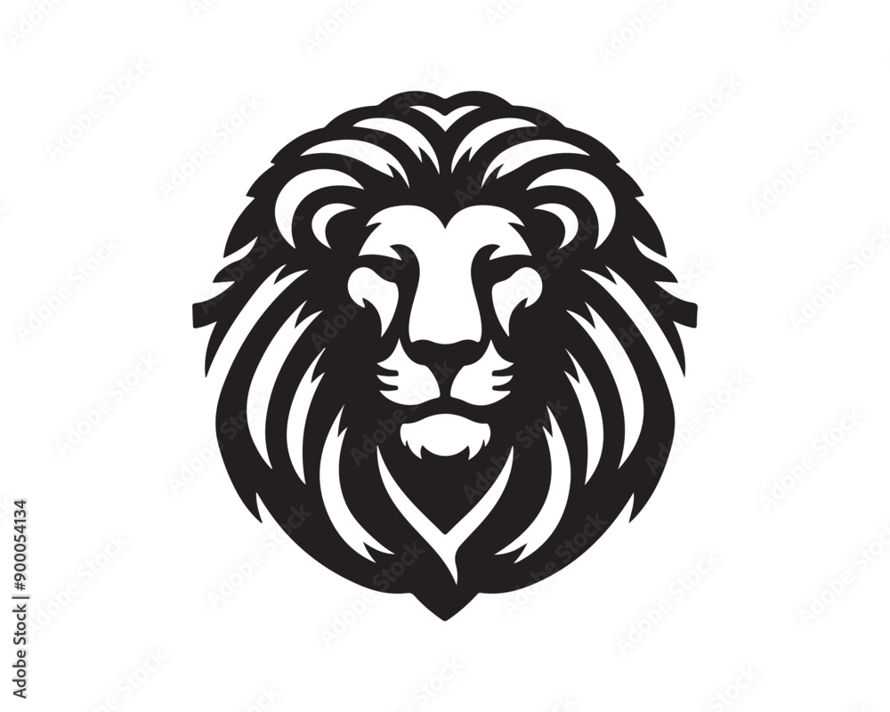 Lion logo design vector template. lion head logo design icon vector illustration Lion logo design vector template. lion head logo design icon vector illustration