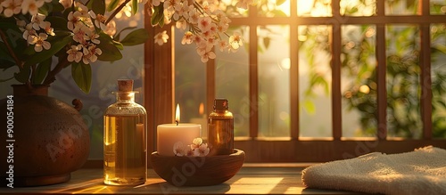 A serene arrangement featur...