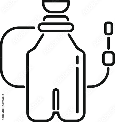 Medical device providing oxygen support for patients with respiratory difficulties